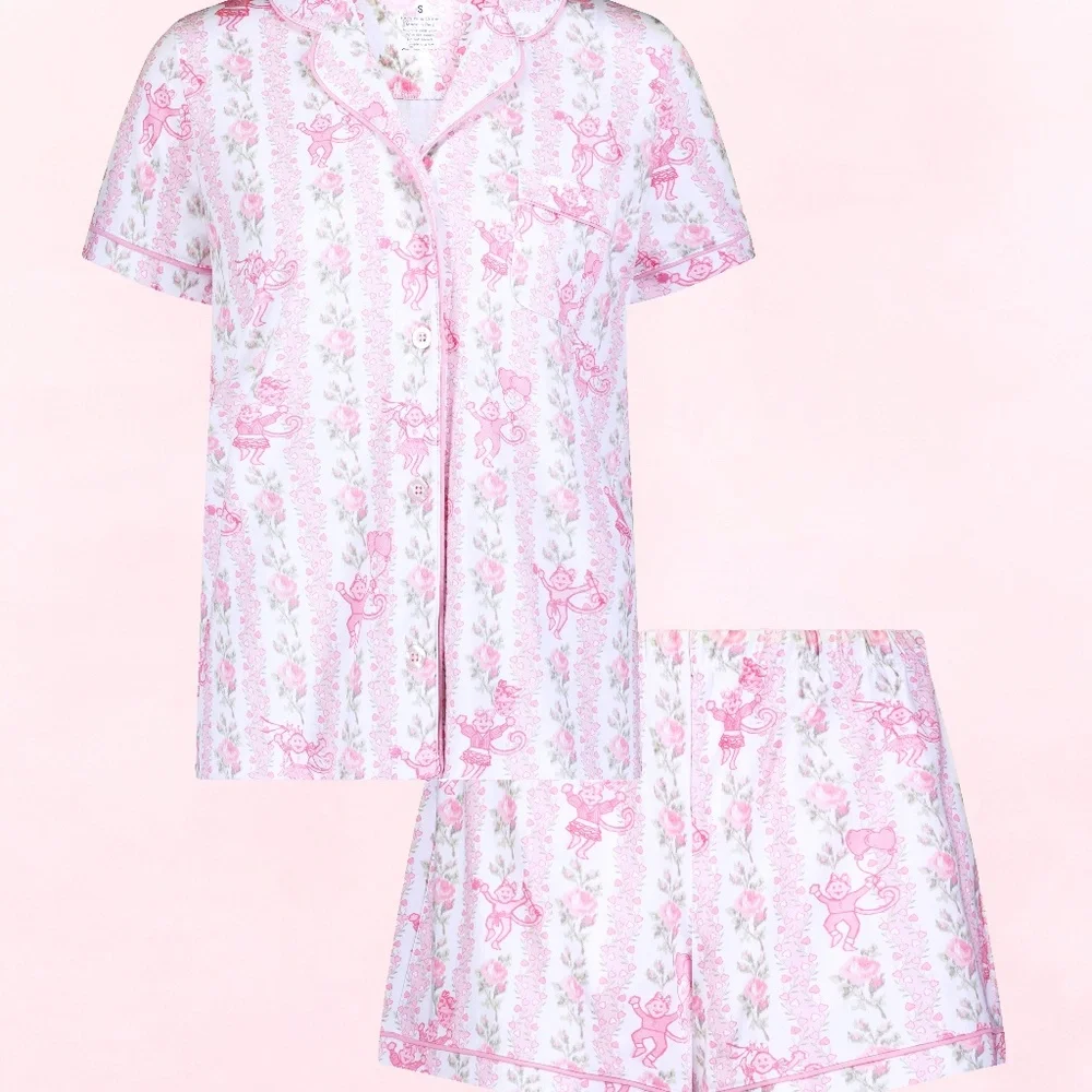 NEW Roller Rabbit Heirloom Monkey Polo Pajamas - Picture 7 of 7